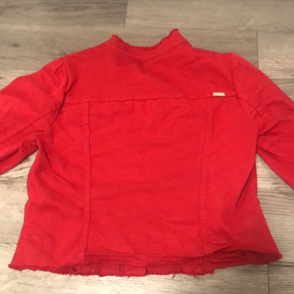 Red button up jacket - Picture 3 of 3